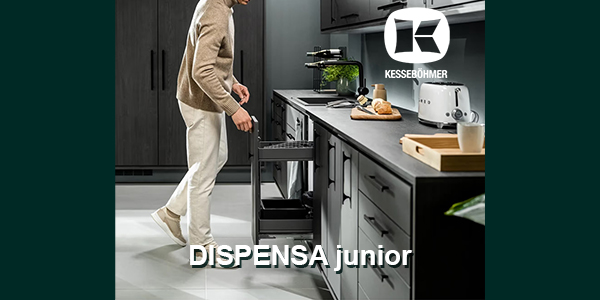 Как решить проблему нехватки места на кухне - поможет DISPENSA junior slim от Kesseböhmer Kessebohmer в Туле