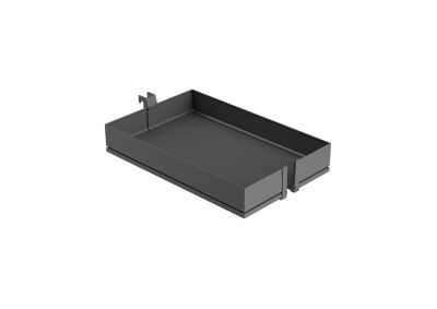 КОМПЛЕКТ ПВ Юбокс, Диспенса 90° 300 мм, H 1200-1600, Арена ПЬЮР, 3 полки + 1 Юбокс, цвет АНТРАЦИТ Kessebohmer | официальный магазин